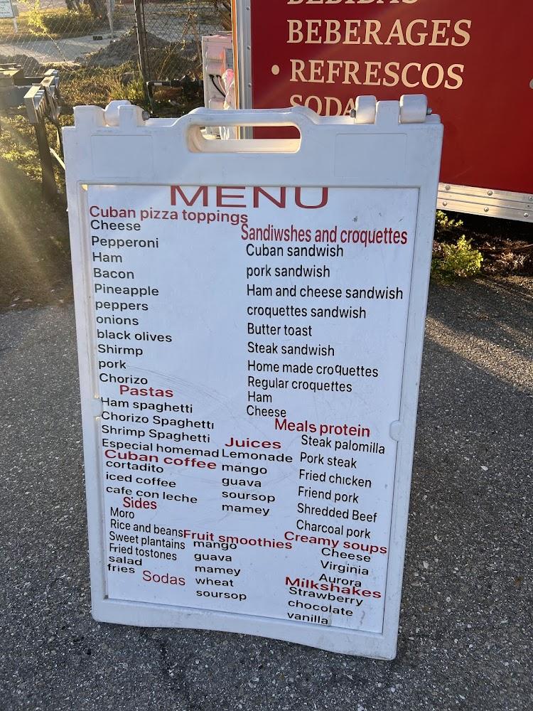 Andy's Cuban Pizza Menu image 3