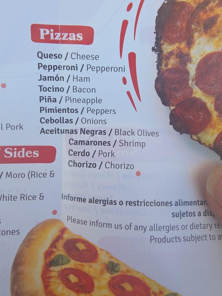 Andy's Cuban Pizza Menu image 4